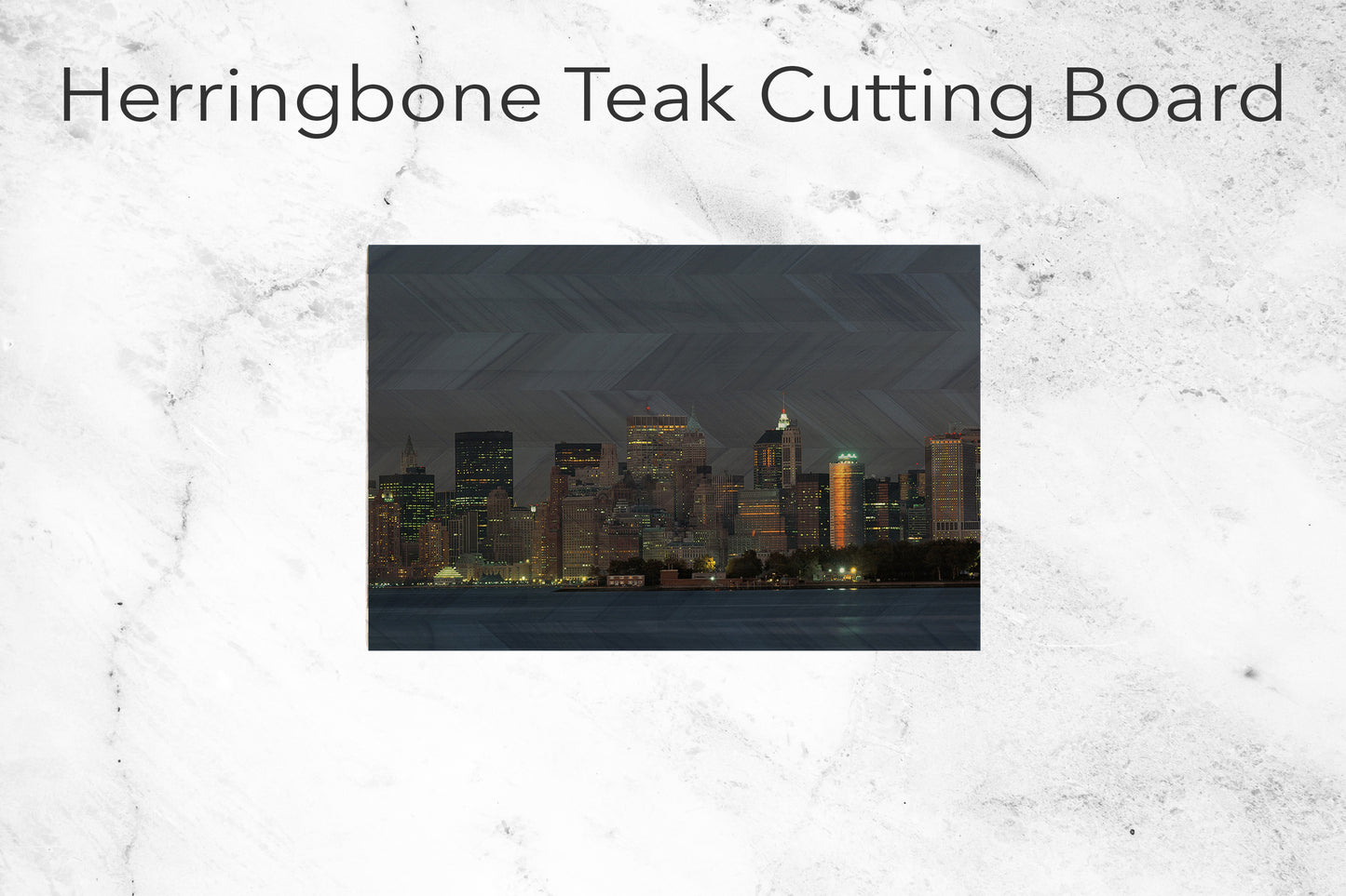 NYC Skyline at Night Print