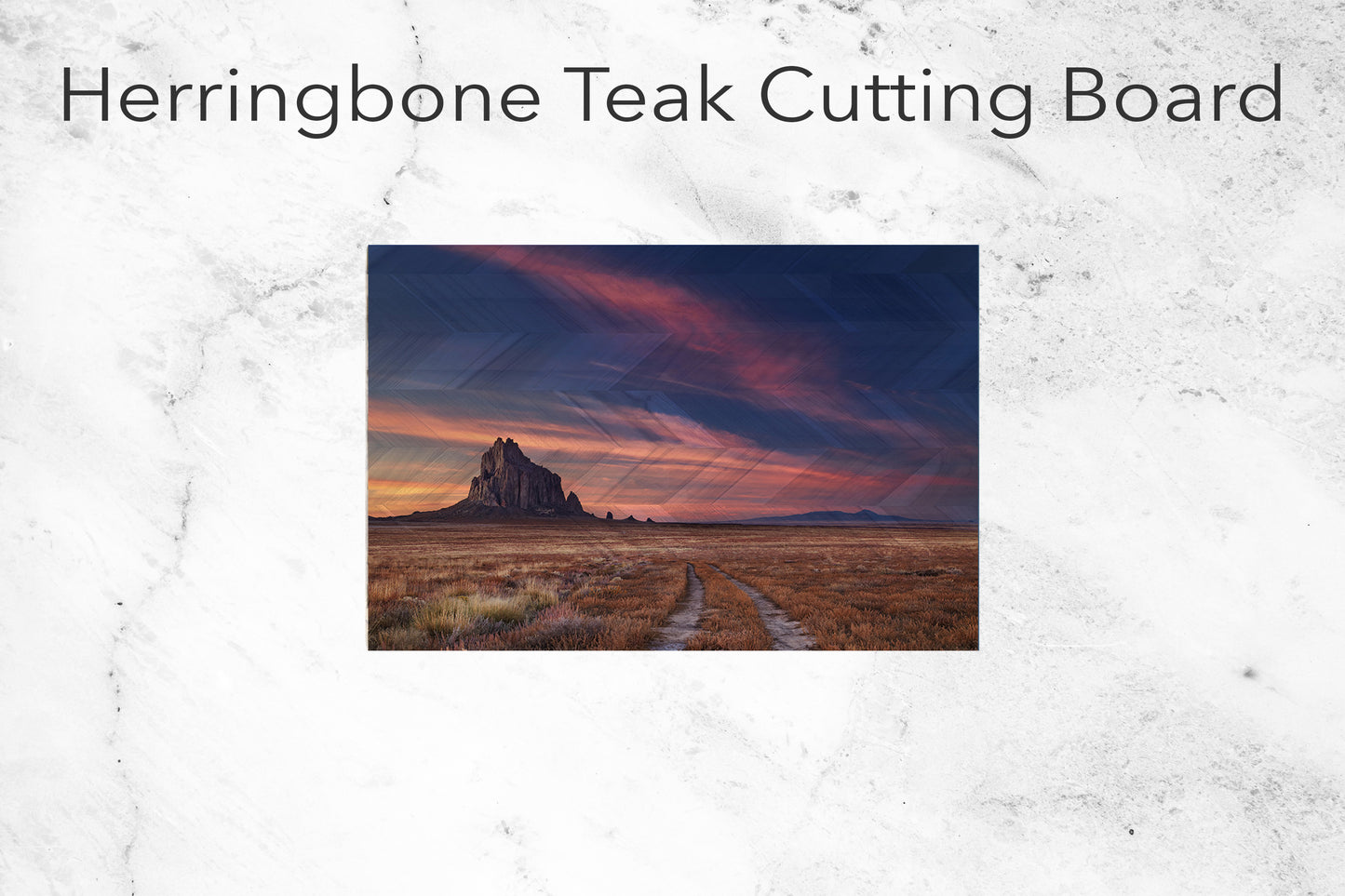 Shiprock Mountain At Twilight