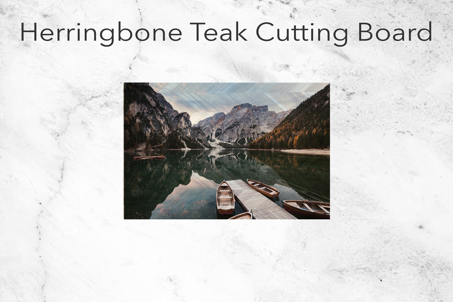 Row Boats On Lago Di Braies