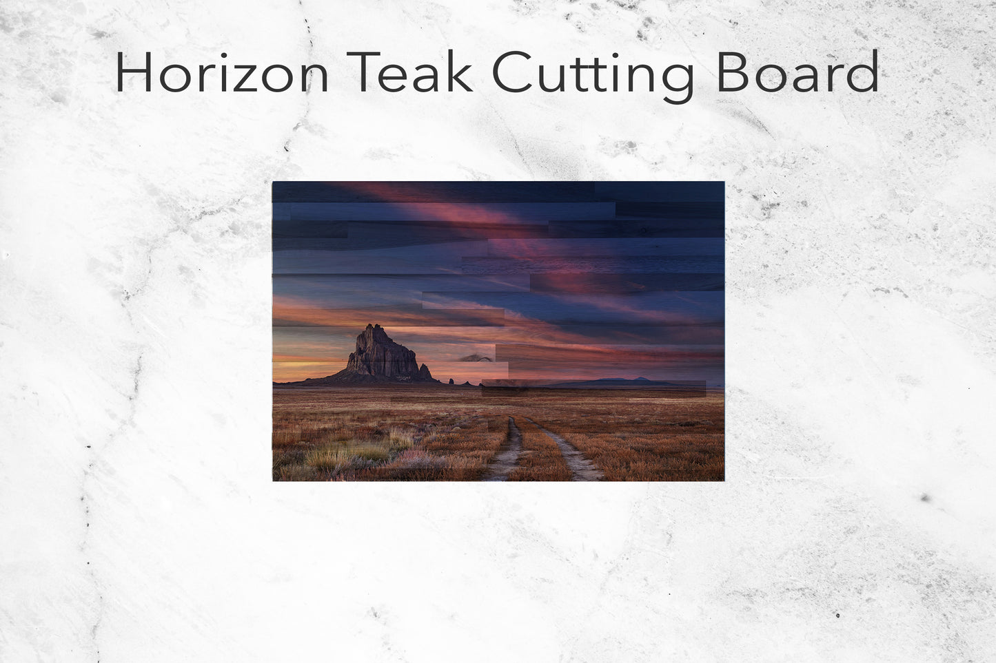 Shiprock Mountain At Twilight