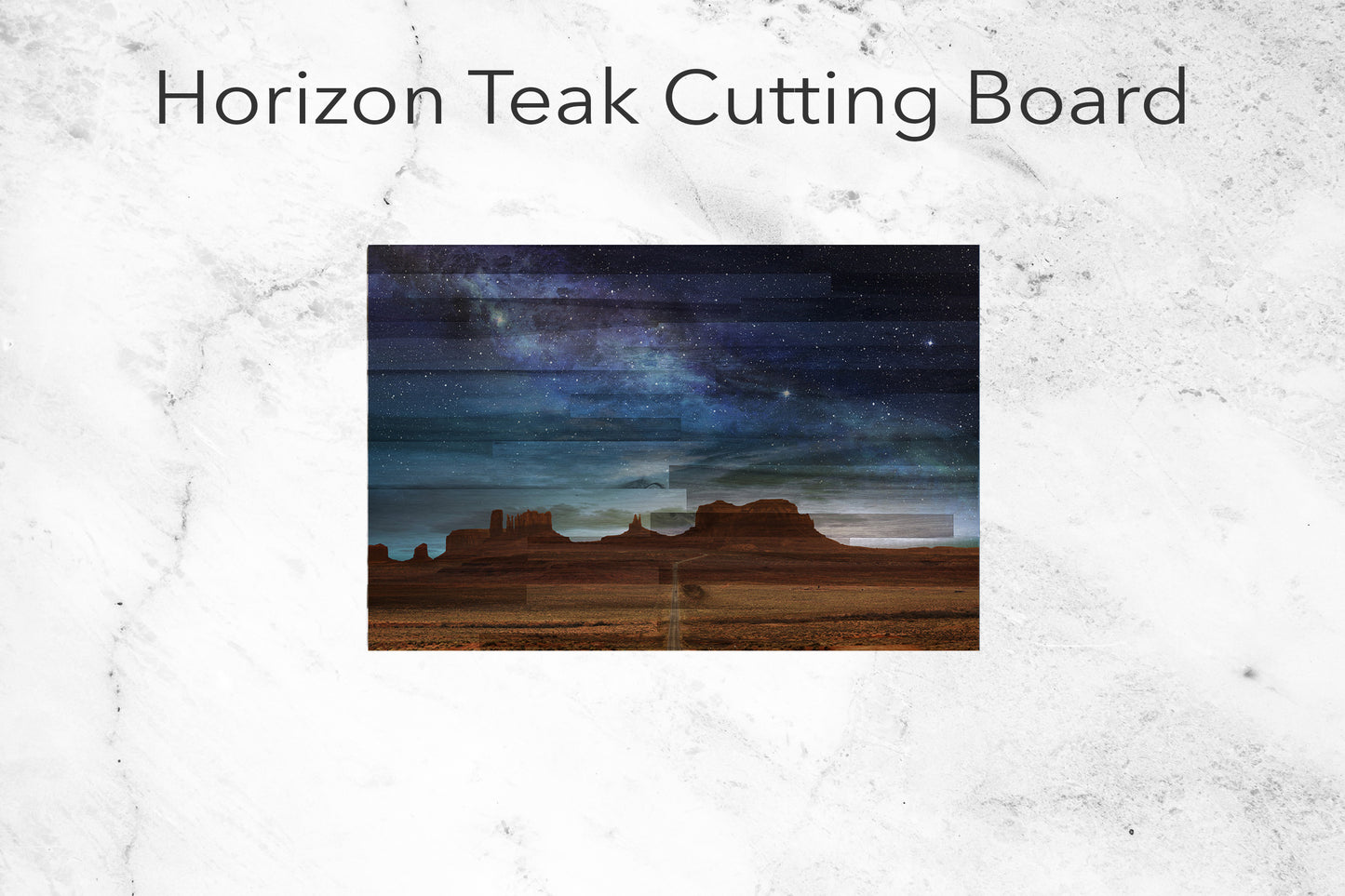 Monument Valley Under A Starry Sky
