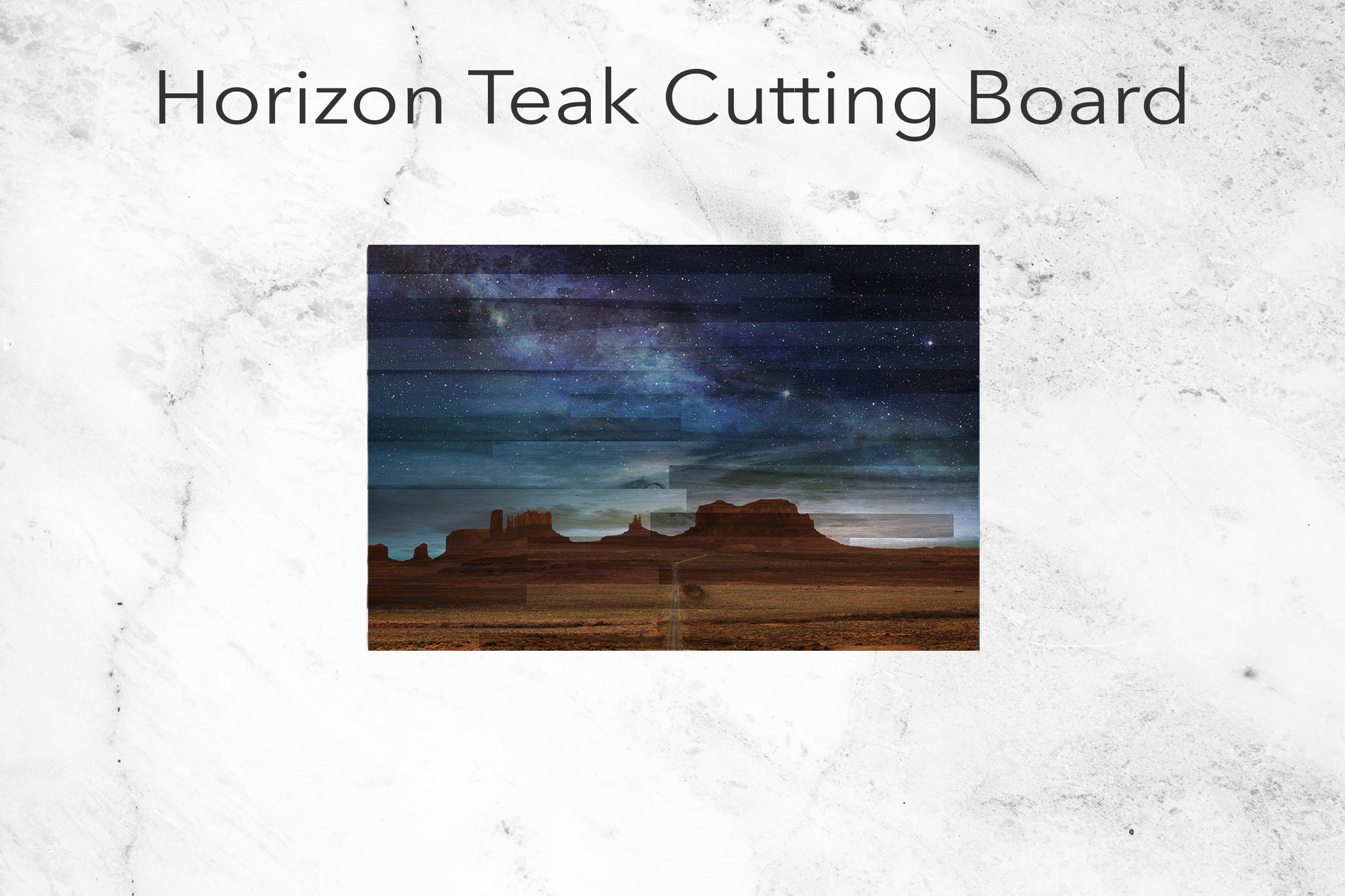 Monument Valley Under A Starry Sky